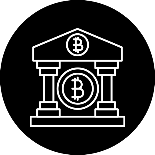 bank Generic black fill icoon