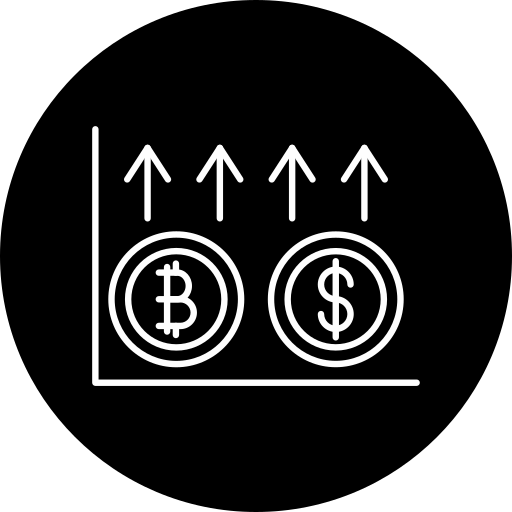 wzrost pieniędzy Generic black fill ikona