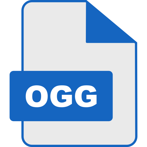 ogg 파일 Generic color fill icon