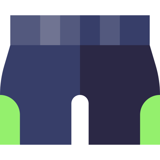 shorts Basic Straight Flat Icône