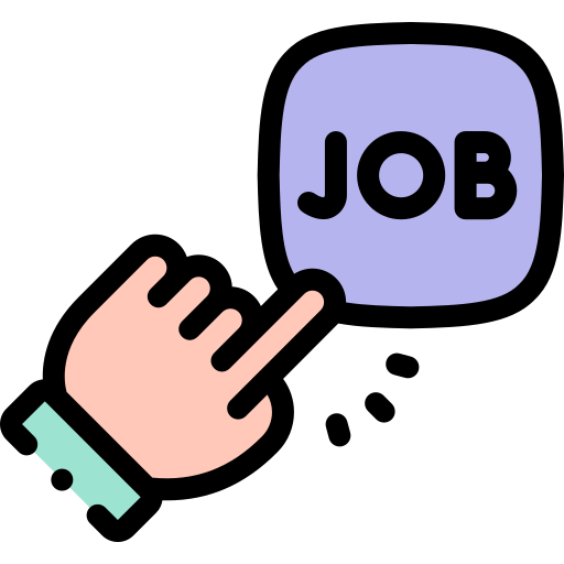Job Detailed Rounded Lineal color icon