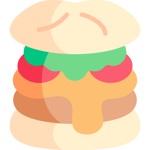 Sandwich Kawaii Flat icon