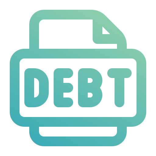 Debt Generic gradient outline icon