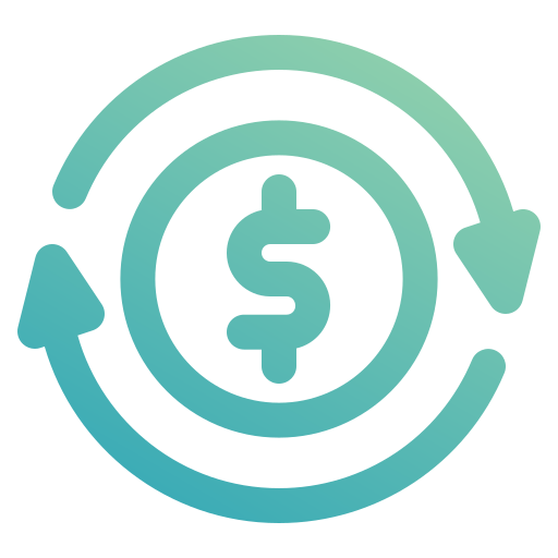Money exchange Generic gradient outline icon