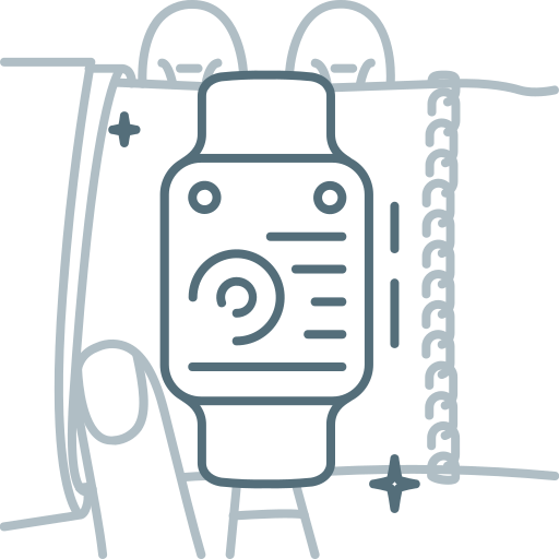 Watch Generic outline icon