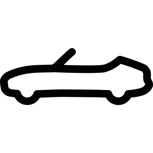 cabriolet Generic outline icon