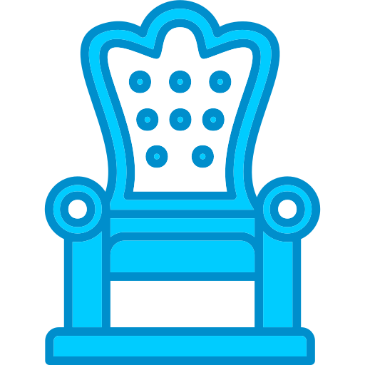 Throne Generic color lineal-color icon