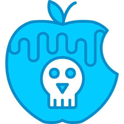 Poisoned apple Generic color lineal-color icon
