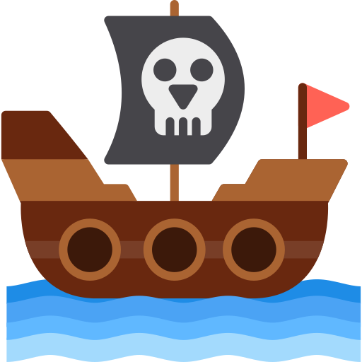 Pirate ship Generic color fill icon