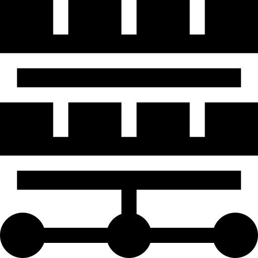 processore Basic Straight Filled icona