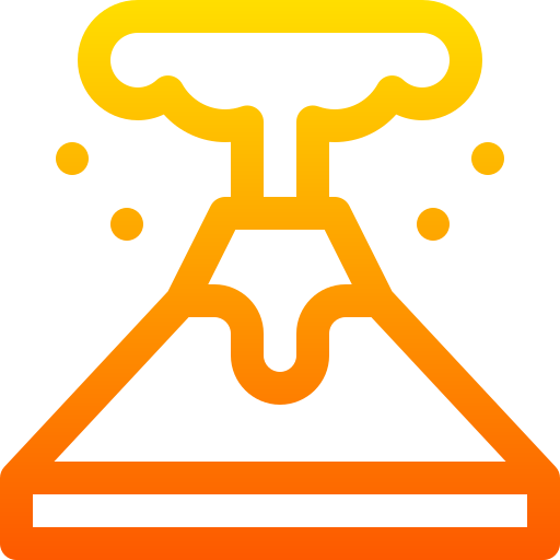 火山 Basic Gradient Lineal color icon