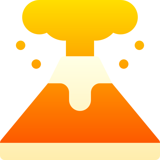 火山 Basic Gradient Gradient icon