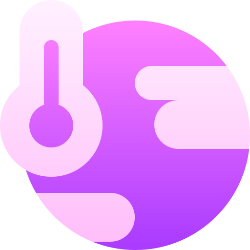 地球温暖化 Basic Gradient Gradient icon