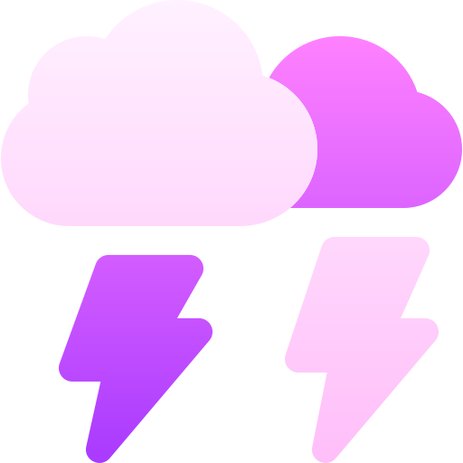 폭풍 Basic Gradient Gradient icon