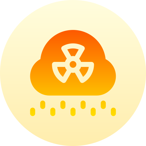 kwaśny deszcz Basic Gradient Circular ikona