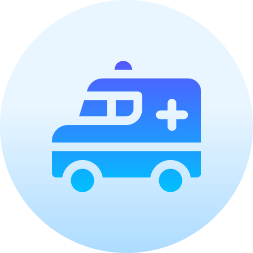 ambulance Basic Gradient Circular Icône