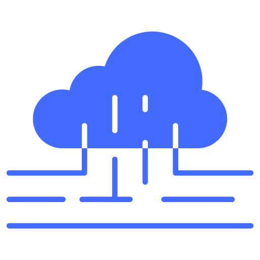 cloud computing Generic color fill Icône