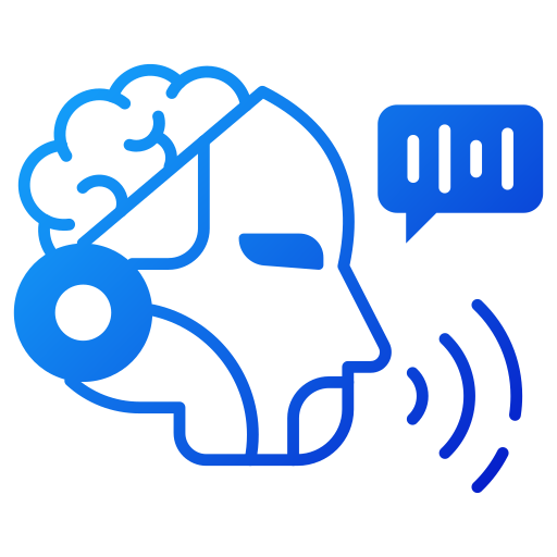 Voice recognition Generic gradient fill icon