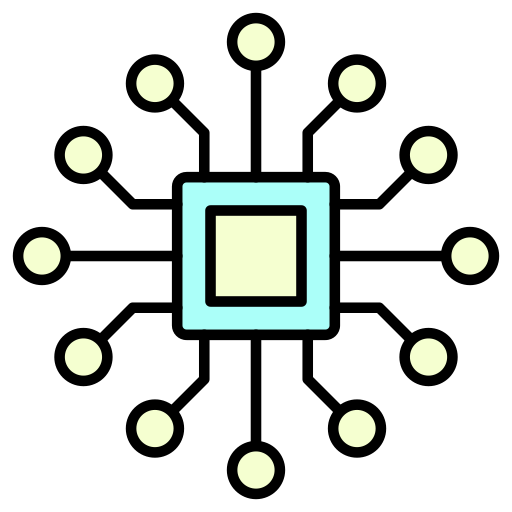 sztuczna inteligencja Generic color lineal-color ikona