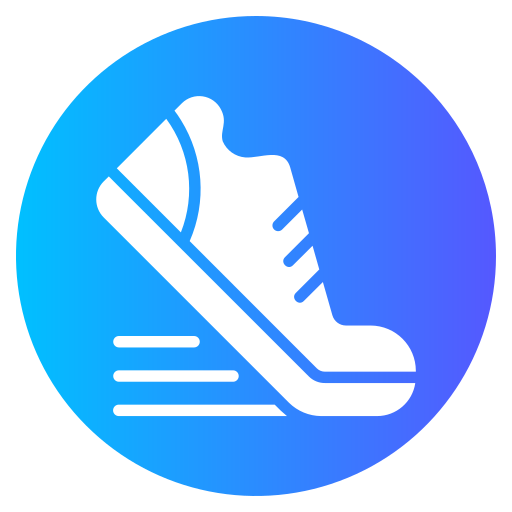 Running shoes Generic gradient fill icon