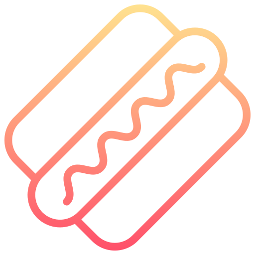 Hot dog Generic gradient outline icon
