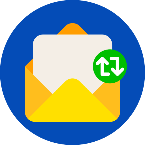 Exchange mails Generic color fill icon