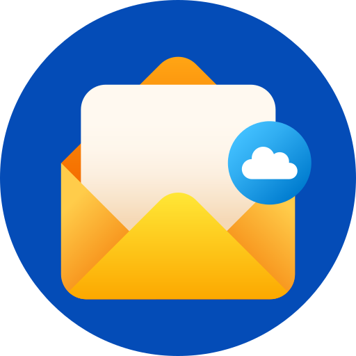 cloud-mail Generic gradient fill icon