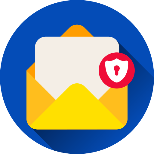 Confidential email Generic gradient fill icon