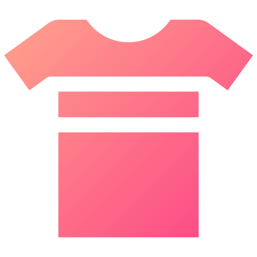 t-shirt Generic gradient fill icoon