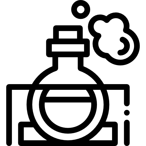 alchimie Detailed Rounded Lineal Icône