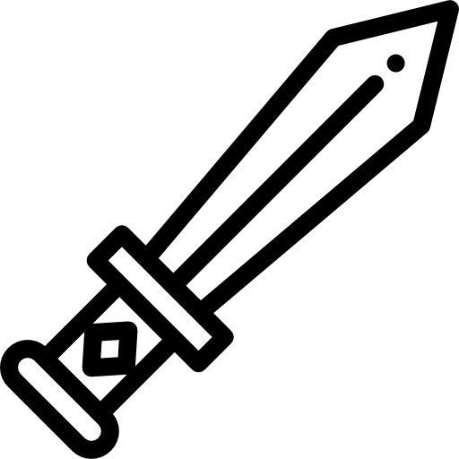 剣 Detailed Rounded Lineal icon