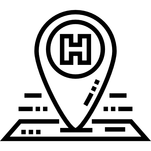 eliporto Detailed Straight Lineal icona