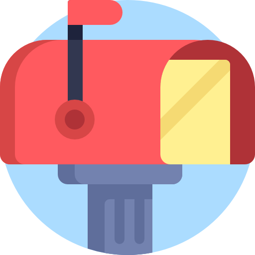 メールボックス Detailed Flat Circular Flat icon