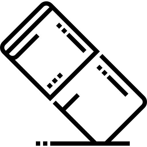 radiergummi Detailed Straight Lineal icon