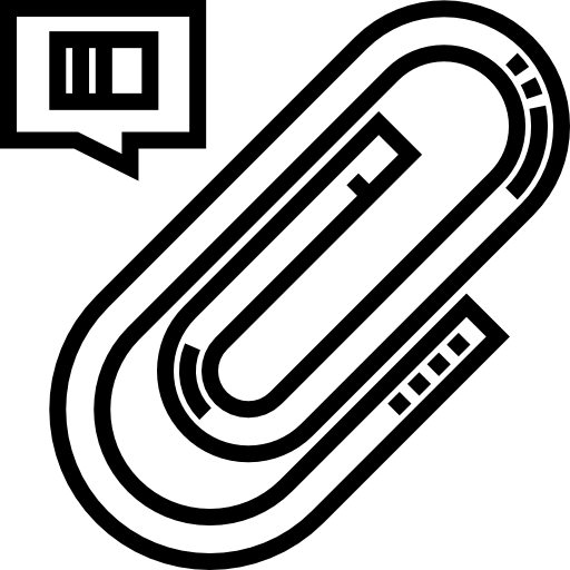 클립 Detailed Straight Lineal icon