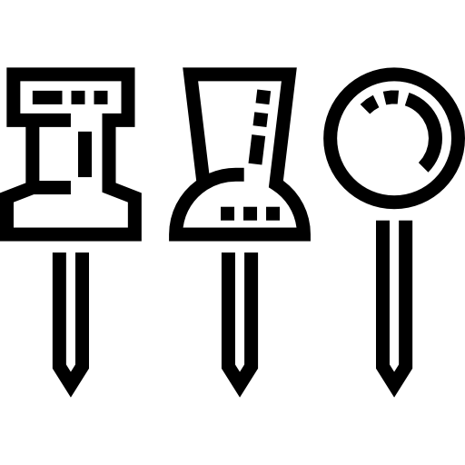 Нажимной штифт Detailed Straight Lineal иконка