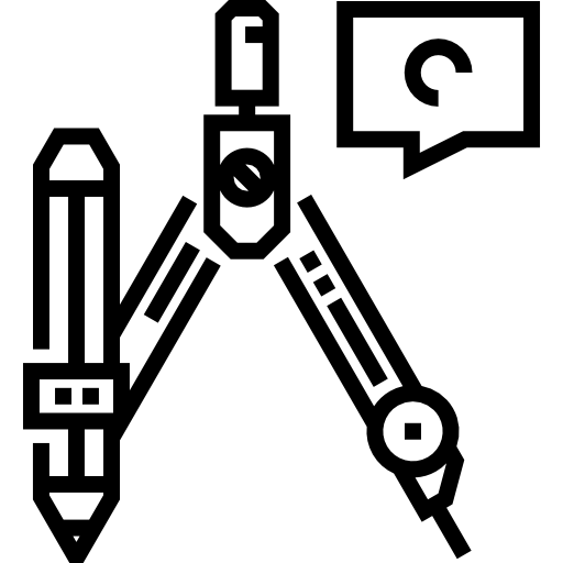 brújula Detailed Straight Lineal icono