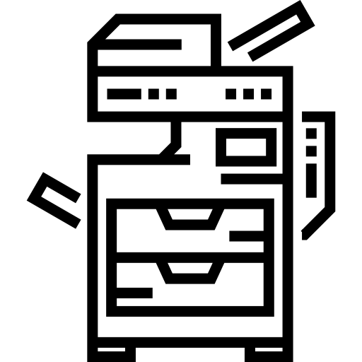 コピー機 Detailed Straight Lineal icon