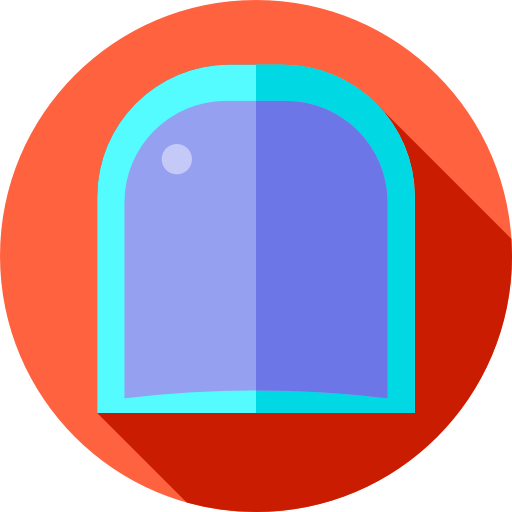 búnker Flat Circular Flat icono