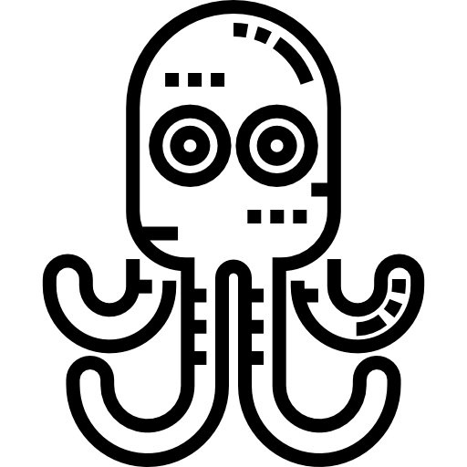 polpo Detailed Straight Lineal icona