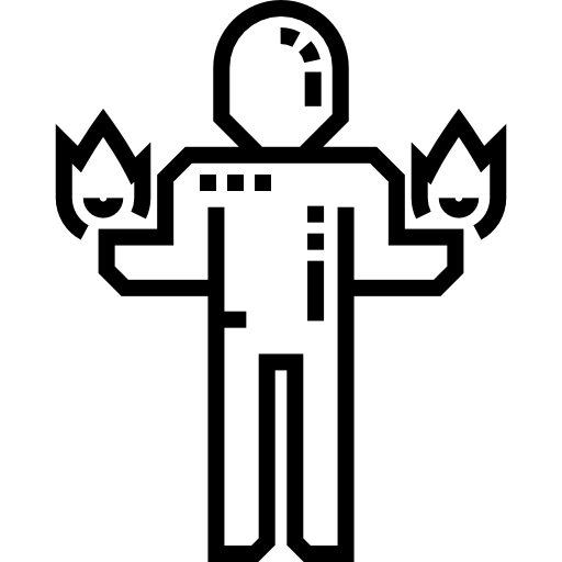 Пирокинез Detailed Straight Lineal иконка
