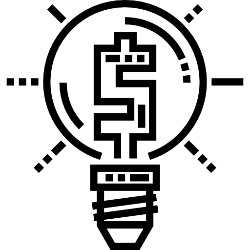 Лампочка Detailed Straight Lineal иконка