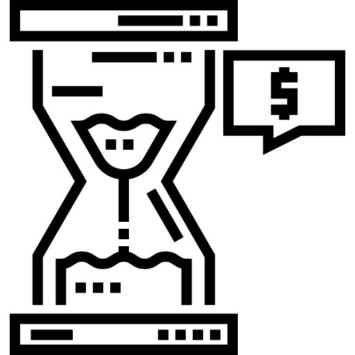 reloj de arena Detailed Straight Lineal icono