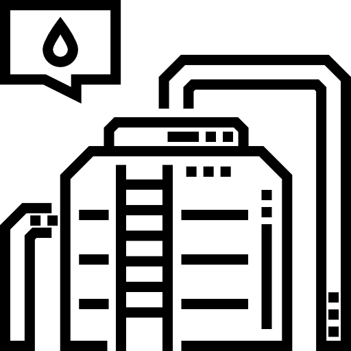 オイルタンク Detailed Straight Lineal icon