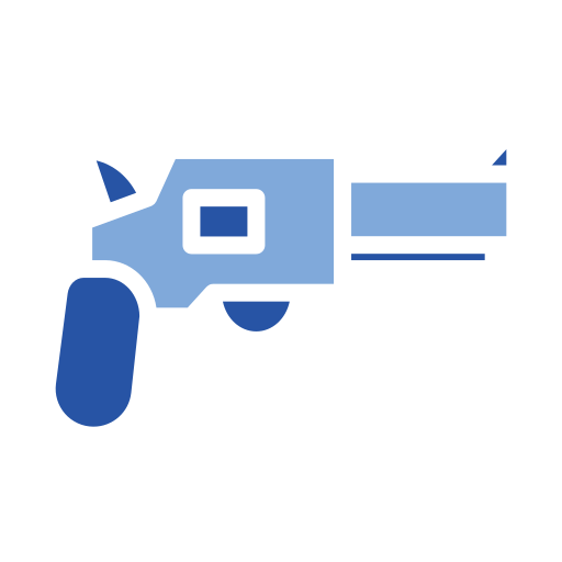 pistola Generic color fill icono