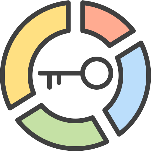 Key Generic color lineal-color icon