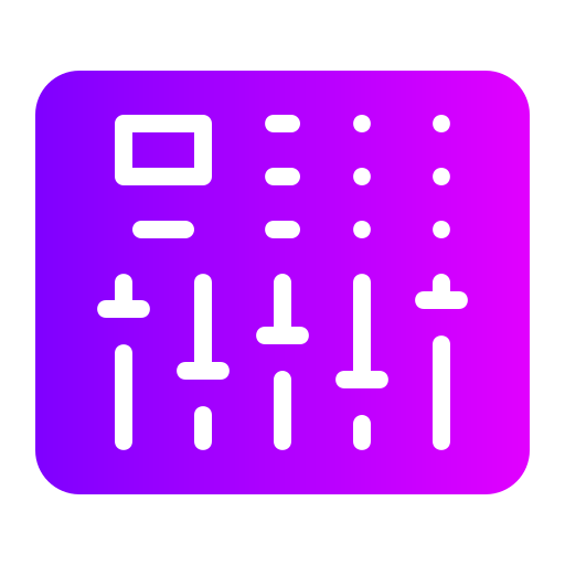 mixer Generic gradient fill icoon