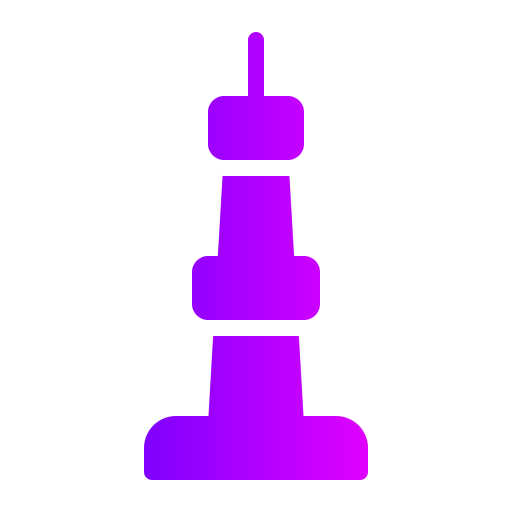 torre Generic gradient fill icono