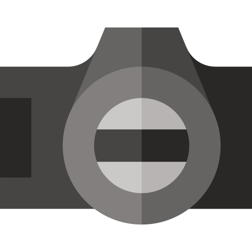 appareil photo Basic Straight Flat Icône