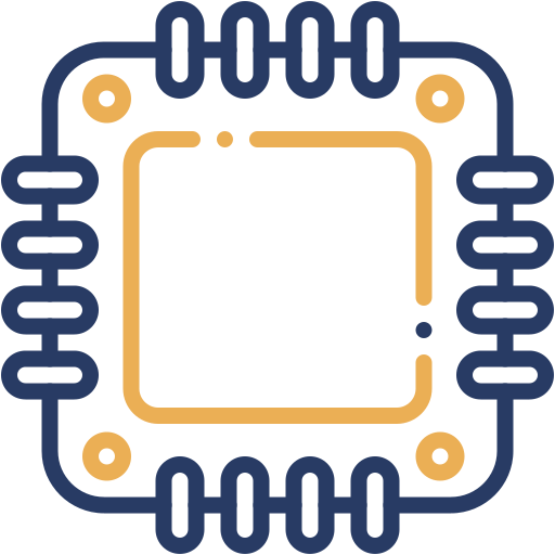 chip informatico Generic color outline icona